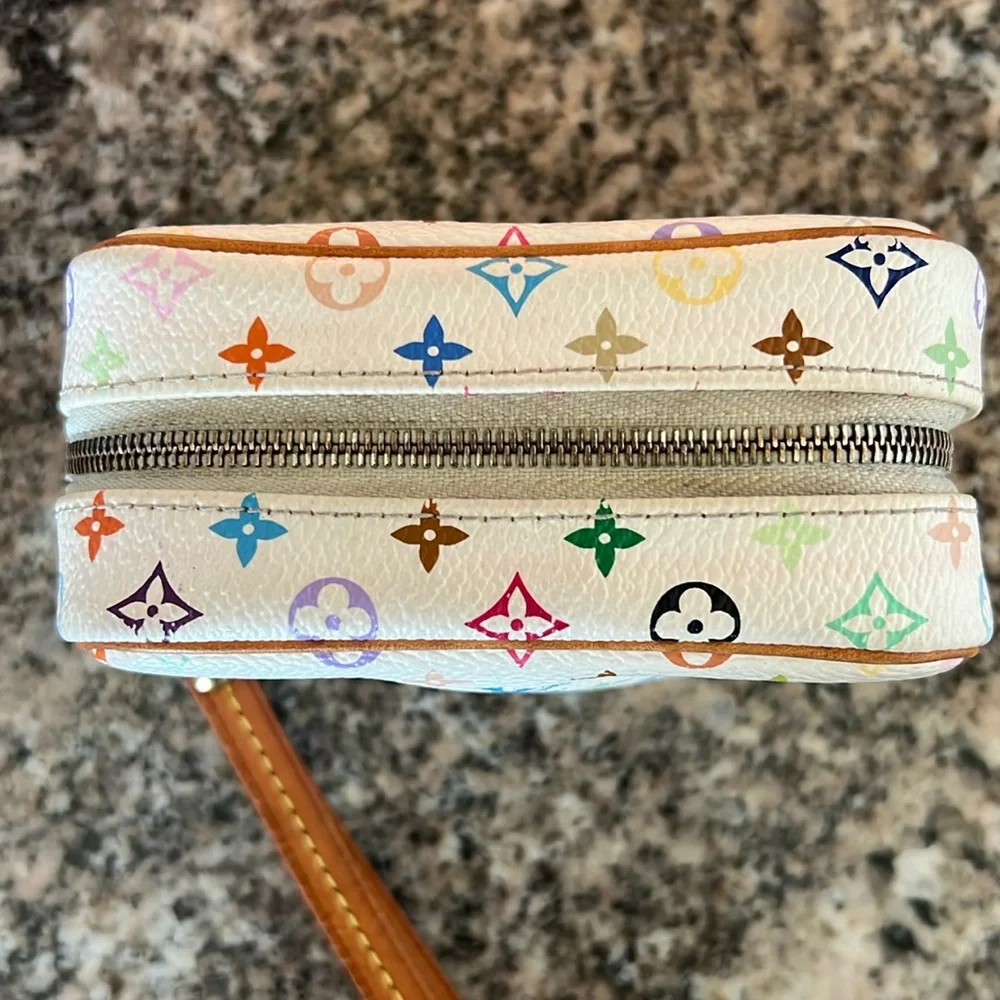 Louis Vuitton x Takashi Monogram Multicolor Wapity Pouch Wristlet